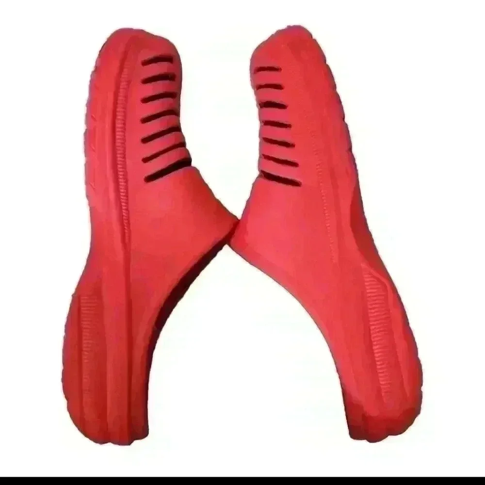 Foco Mens Red Los Angeles Angels Baseball Lightweight Rubber Clogs S (7/8)